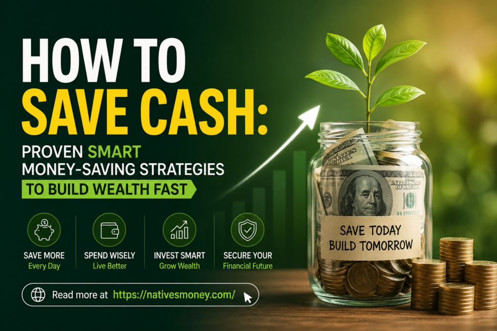 how to save cash