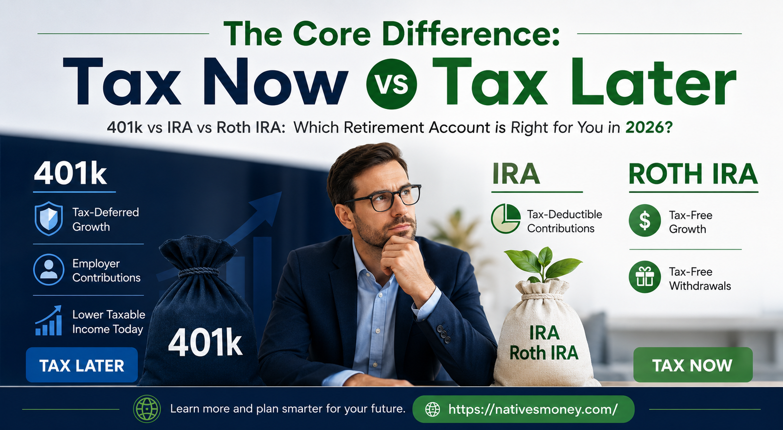 401k vs ira 
