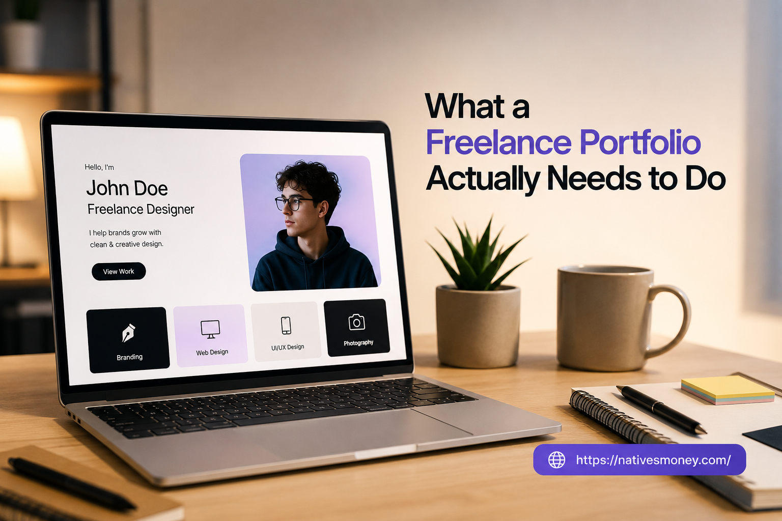 freelancer portfolio website